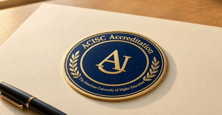 acisc accreditation | the american university of higher education