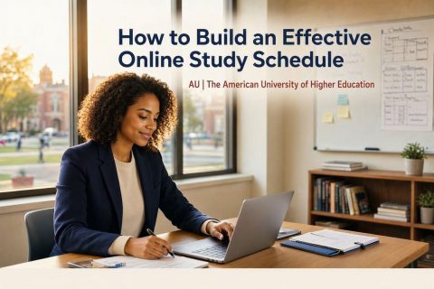how to build an effective online study schedule