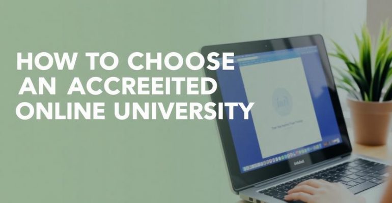 how to choose an accredited online university in the usa