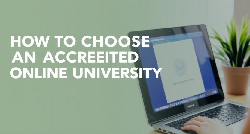 how to choose an accredited online university in the usa