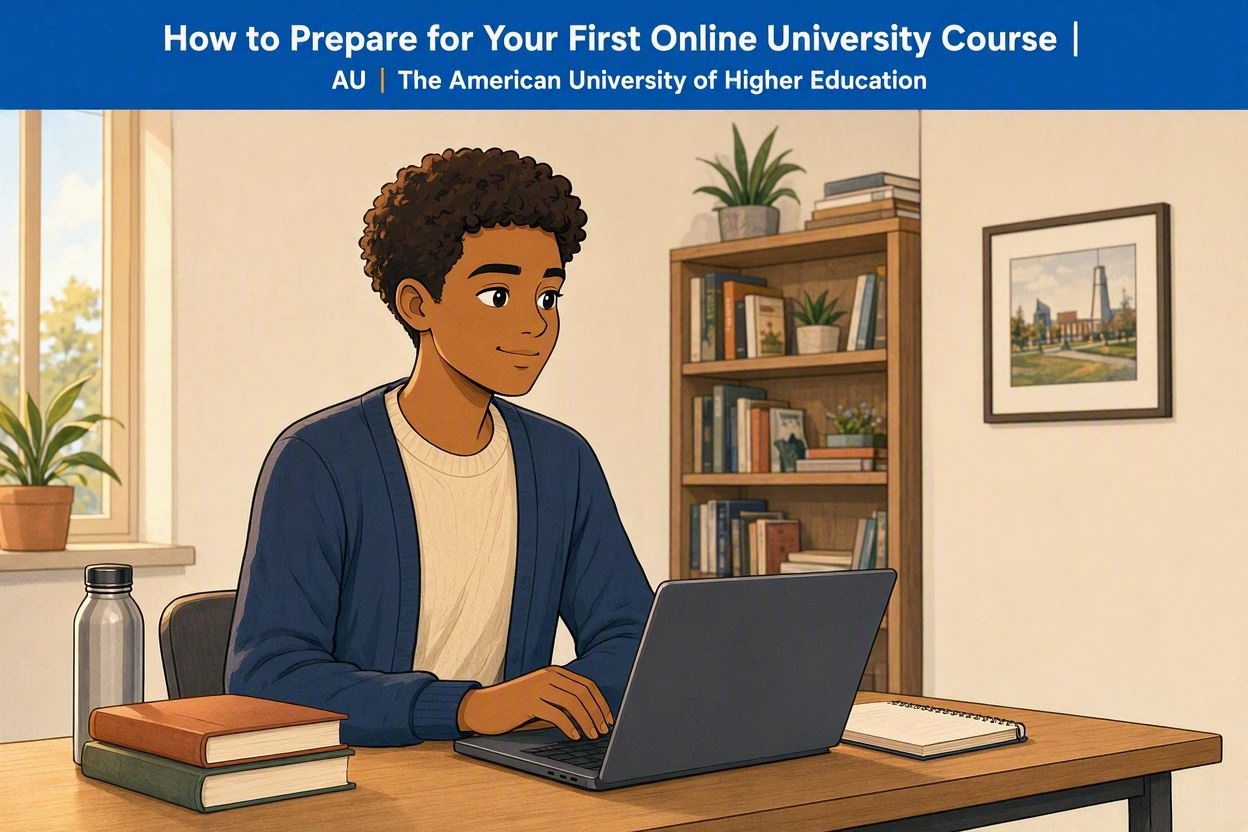 how to prepare for your first online university course