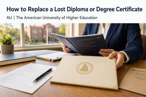 how to replace a lost diploma or degree certificate