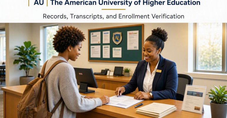 how to request academic records from a university