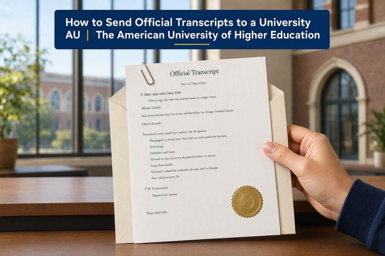 how to send official transcripts to a university