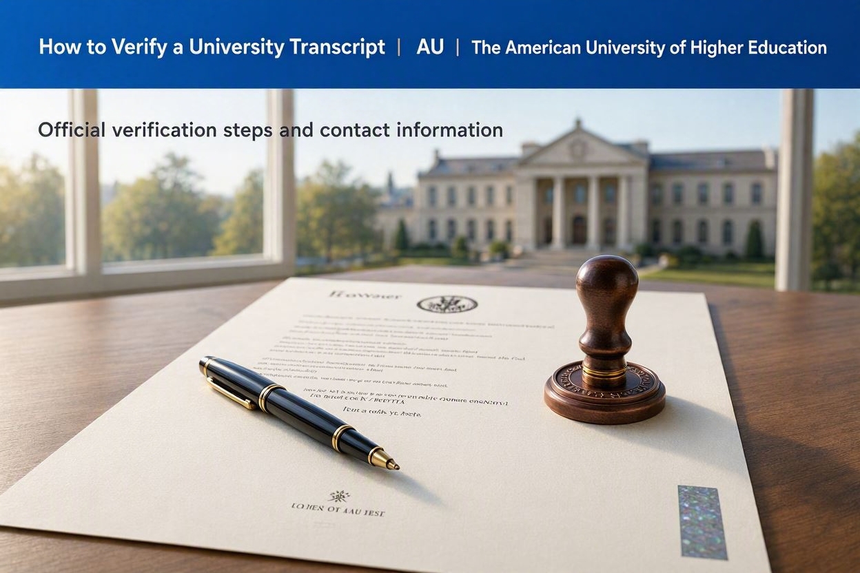 how to verify a university transcript