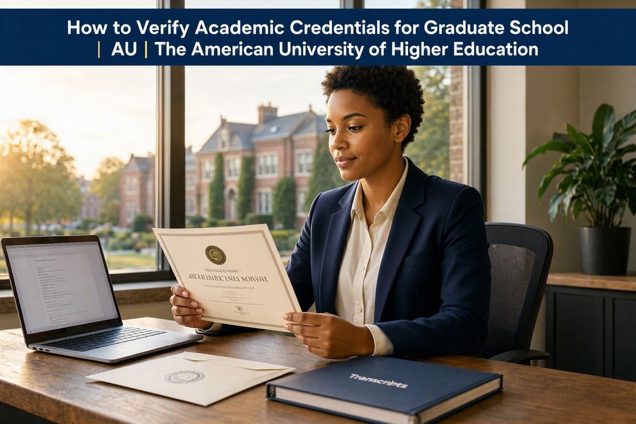 how to verify academic credentials for graduate school