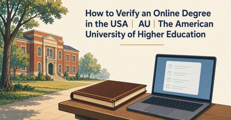 how to verify an online degree in the usa