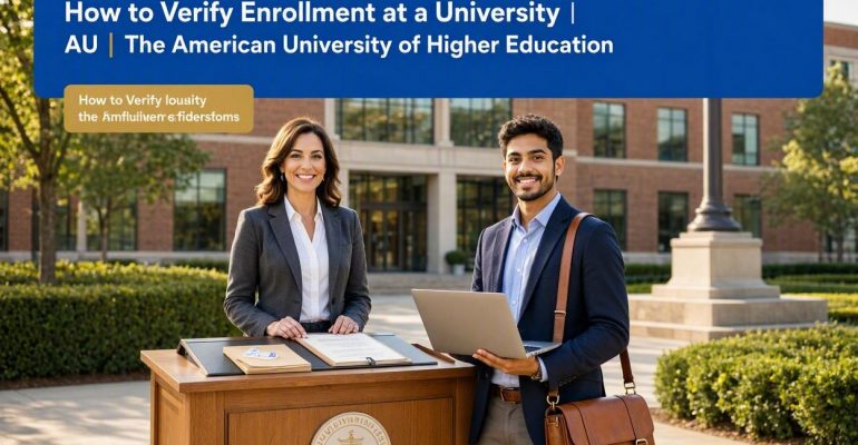 how to verify enrollment at a university