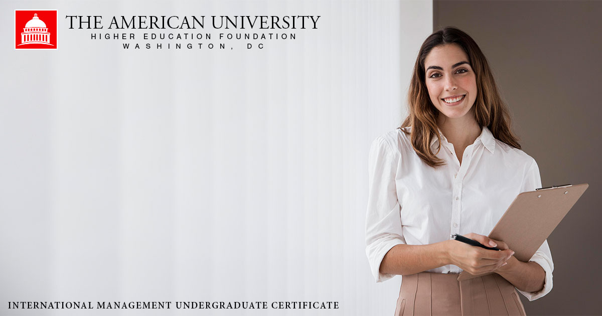 international management undergraduate certificate